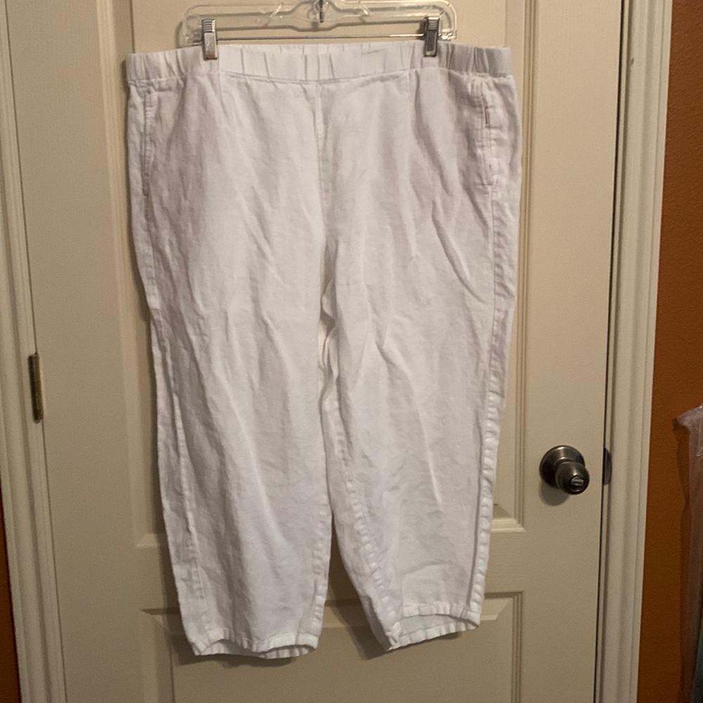 J.Jill Love Linen cropped pants